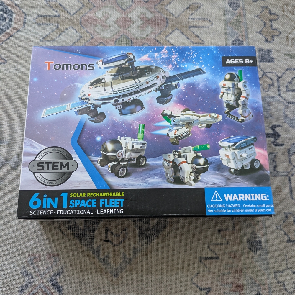 6-in-1 Solar Rechargeable Space Fleet - STEM